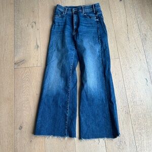 MOTHER Dark Blue Flare Jeans